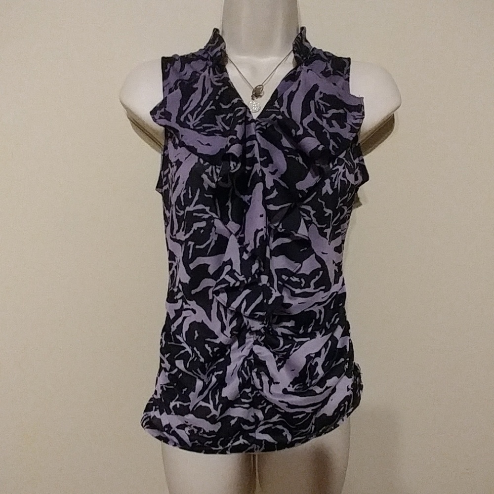 NWOT The Limited Purple & Black Tank